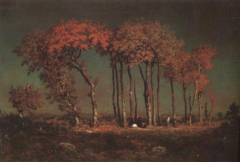 Under the Birches, Theodore Rousseau